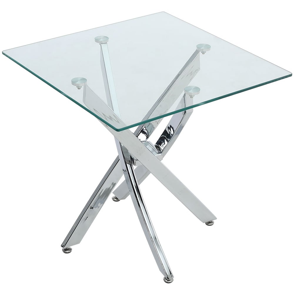 Living and Home Clear Glass Coffee Table Image 2