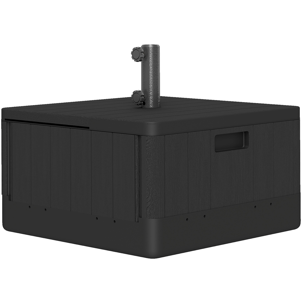 Outsunny Black Fillable Parasol Base Image 1