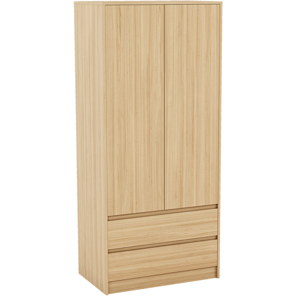 VIDA DESIGNS Denver 2 Door 2 Drawer Pine Wardrobe Image 2