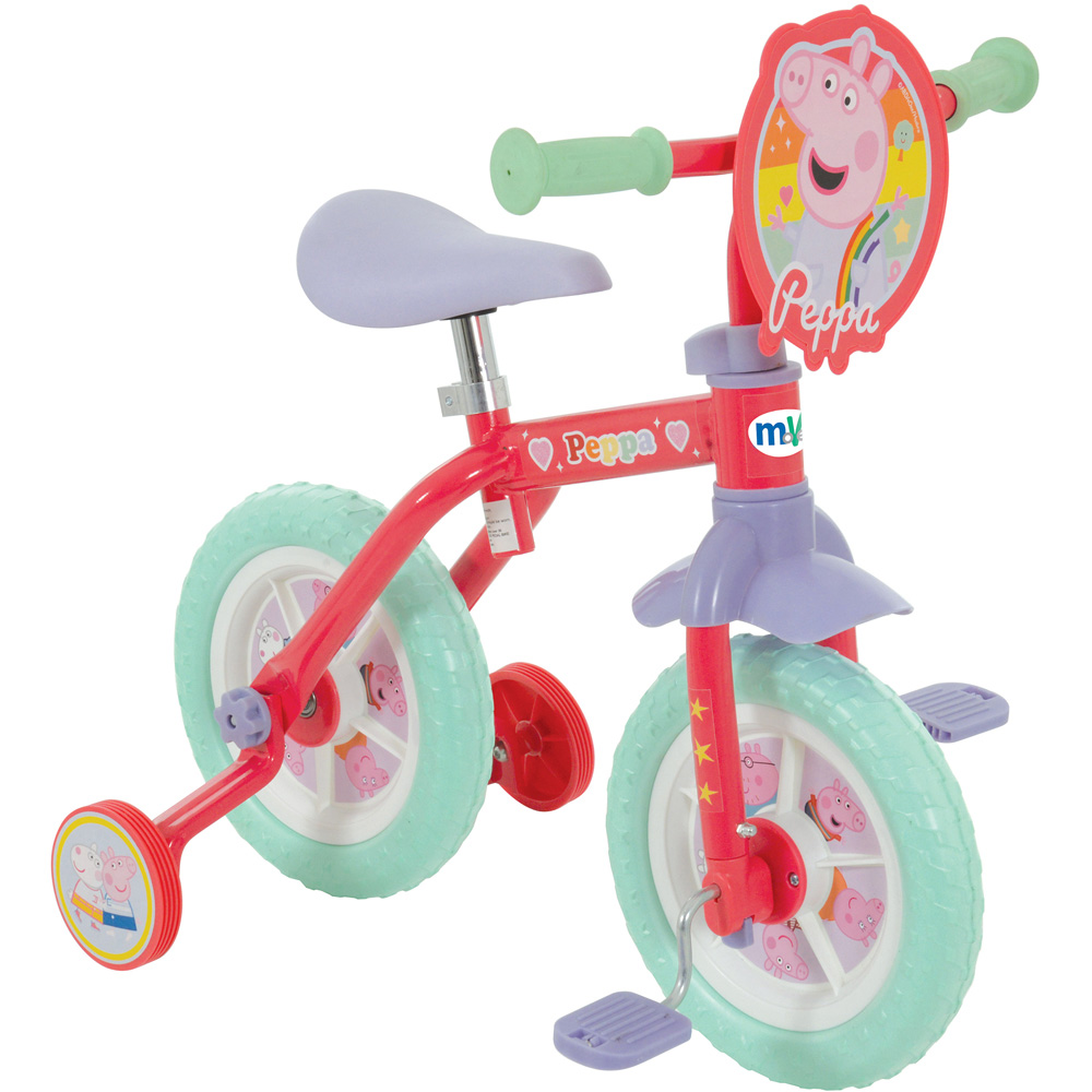MoVe Peppa Pig My First 2 in 1 10 inch Training Bike Image 1