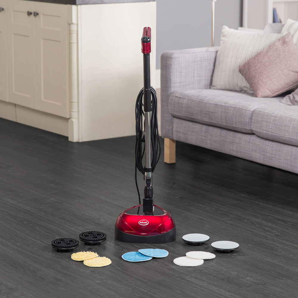 Ewbank Red and Black Multi-Use Corded Floor Cleaner and Polisher Image 2