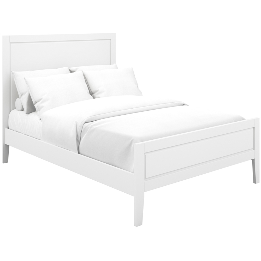 Bay Double White Bed Frame Image 3