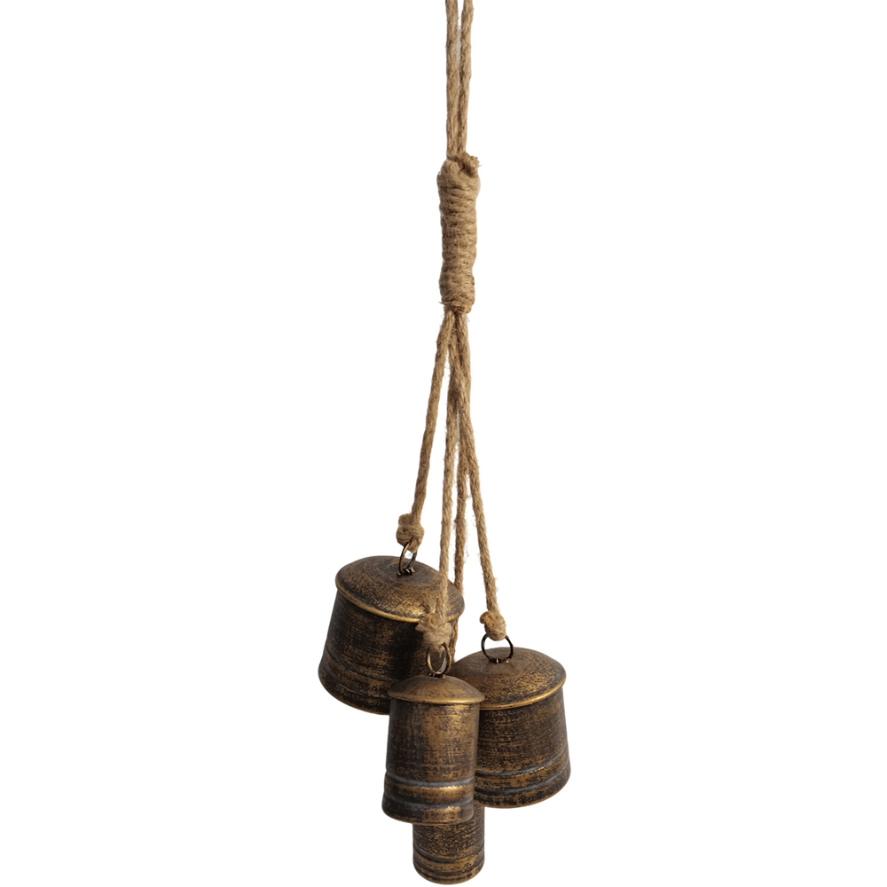 Rustic Gold Hanging Bells Image 3