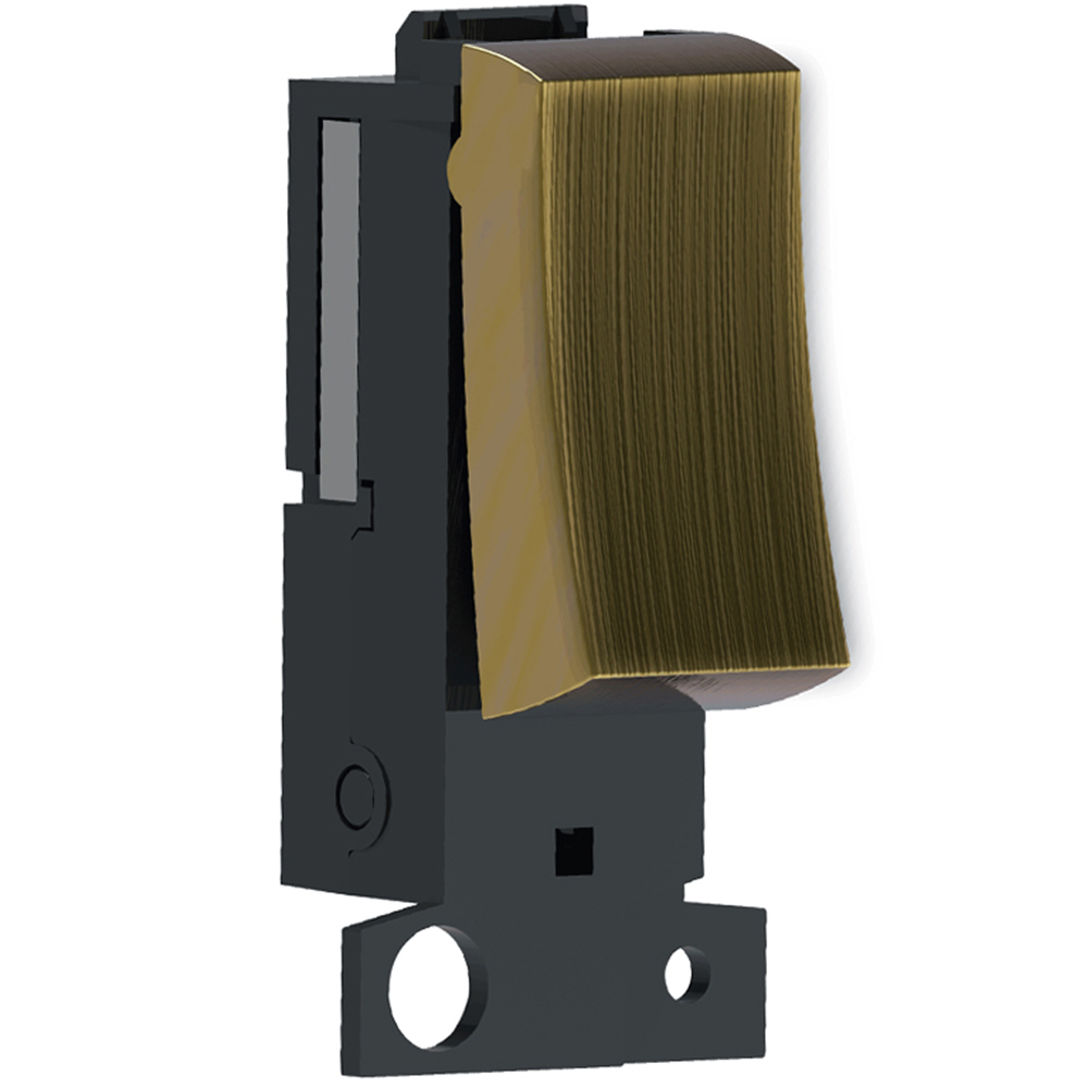 Ener-J  Smart Antique Brass Finish Wireless Grid Switch Image 1