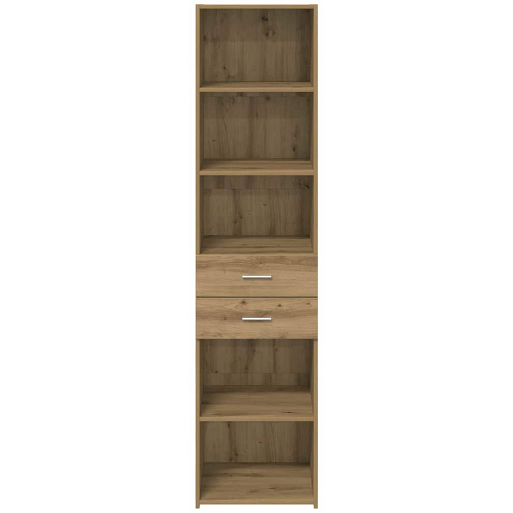 vidaXL 2 Drawer 5 Shelf Artisan Oak Highboard Image 5
