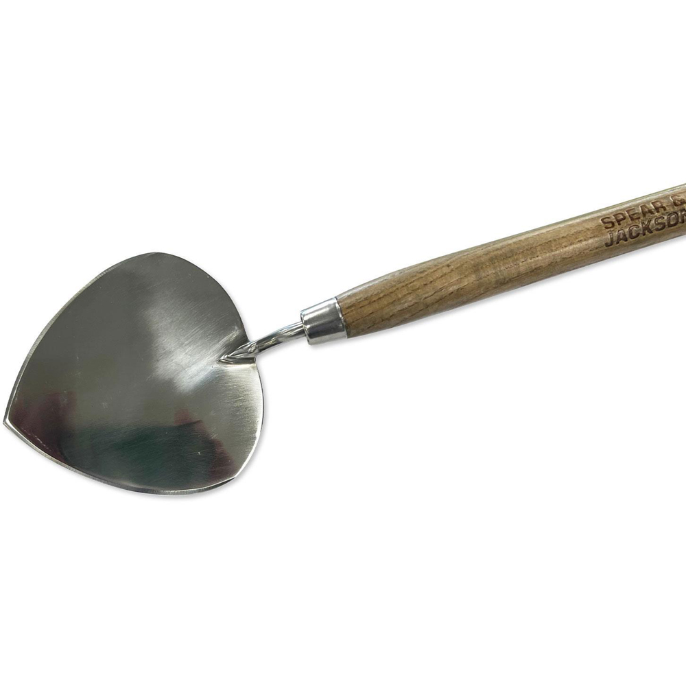 Spear & Jackson Traditional Brown Stainless Steel Heart-Shape Dutch Style Trowel Image 4
