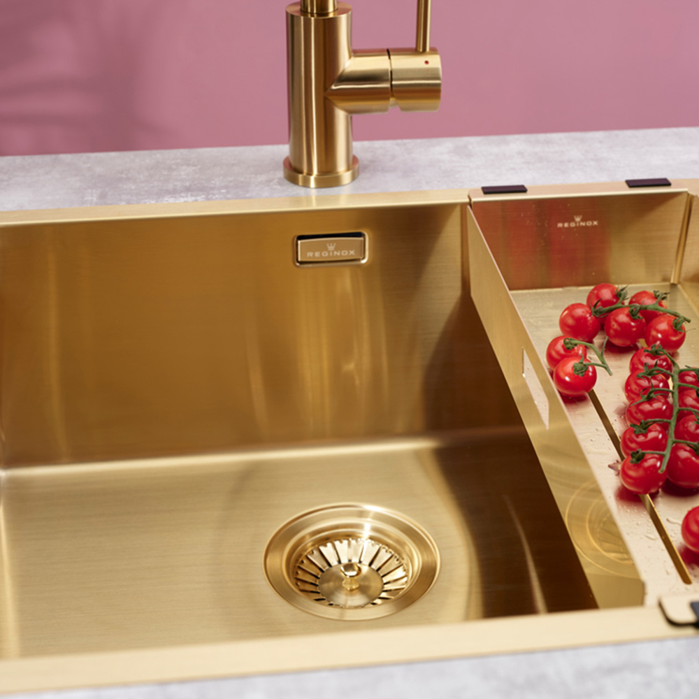 Reginox Miami Gold Square Sink 500 x 400mm Image 3