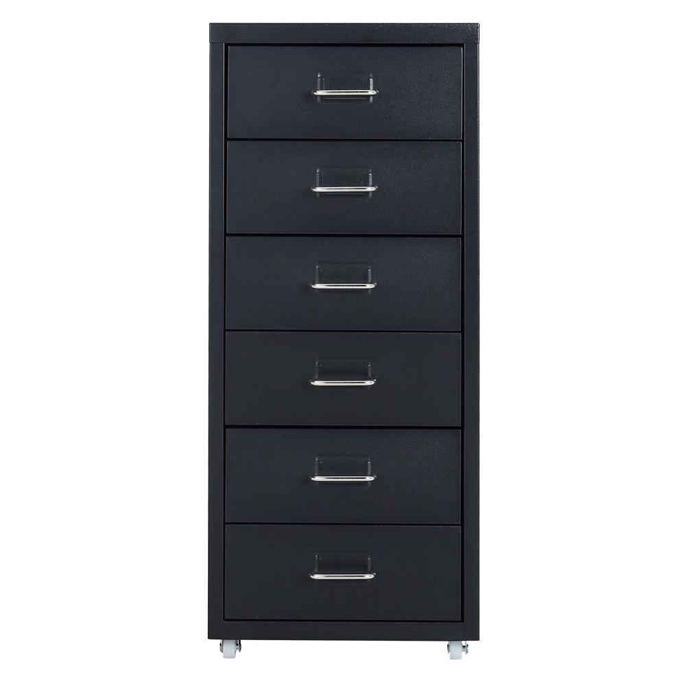 6 Drawer Cabinet with Wheels Image 3