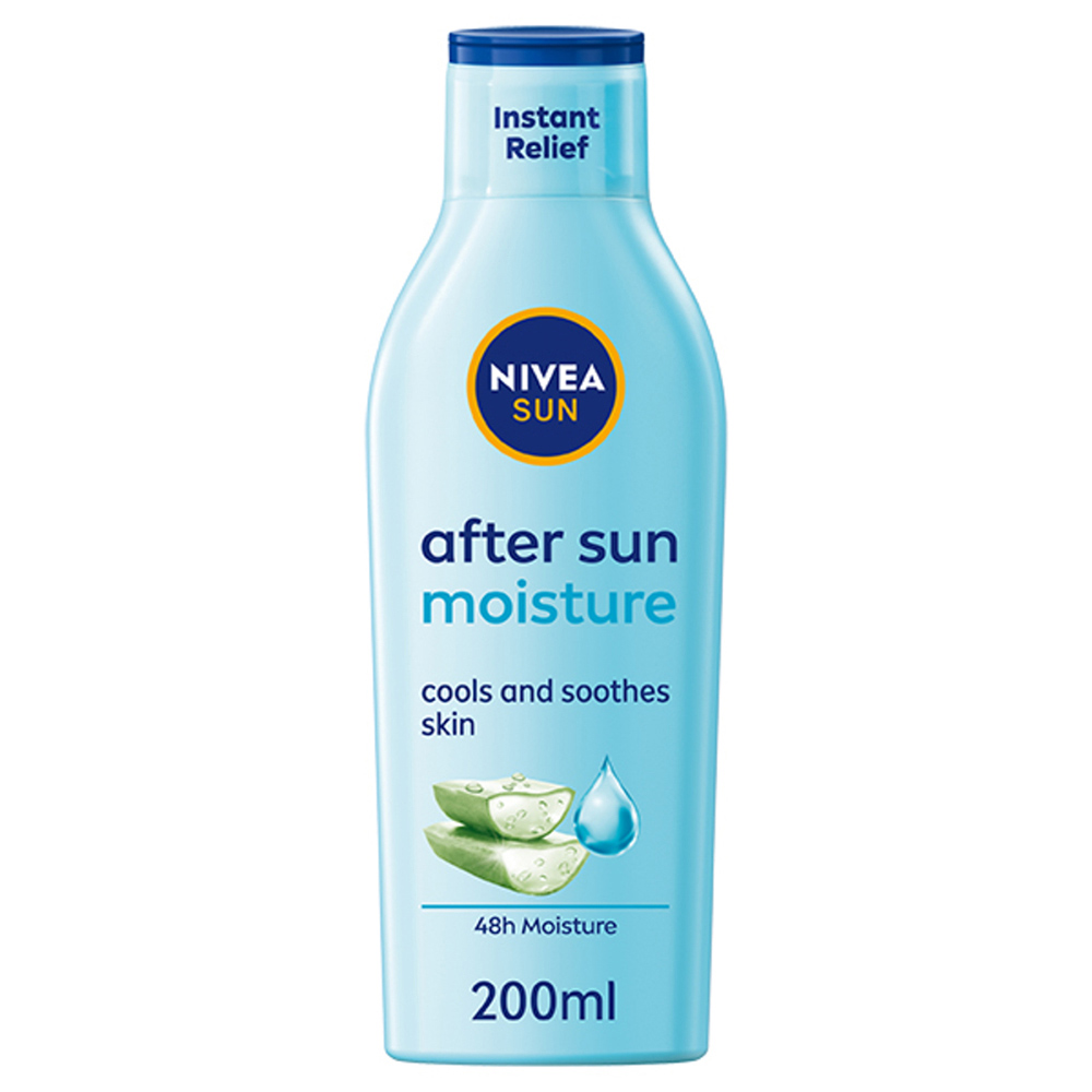 Nivea Sun Moisturising After Sun Lotion with Aloe Vera 200ml Image 1