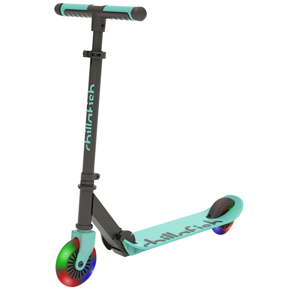 Chillafish Flexxi Glow Mint 2 Wheel Foldable Scooter Image 1