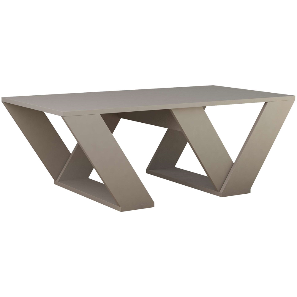 Decortie Pipra Mocha Grey Coffee Table Image 2