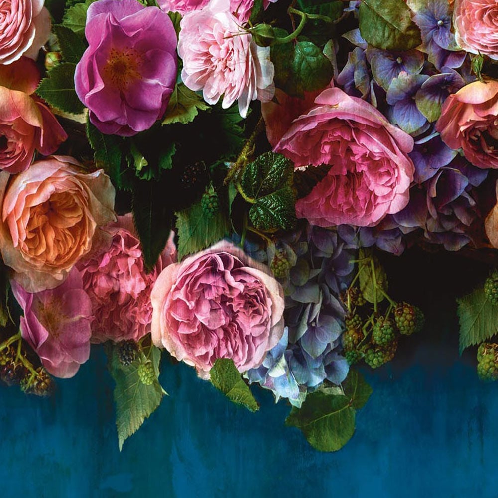 Grandeco Peony Bloom 3 Lane Wall Mural Image 2