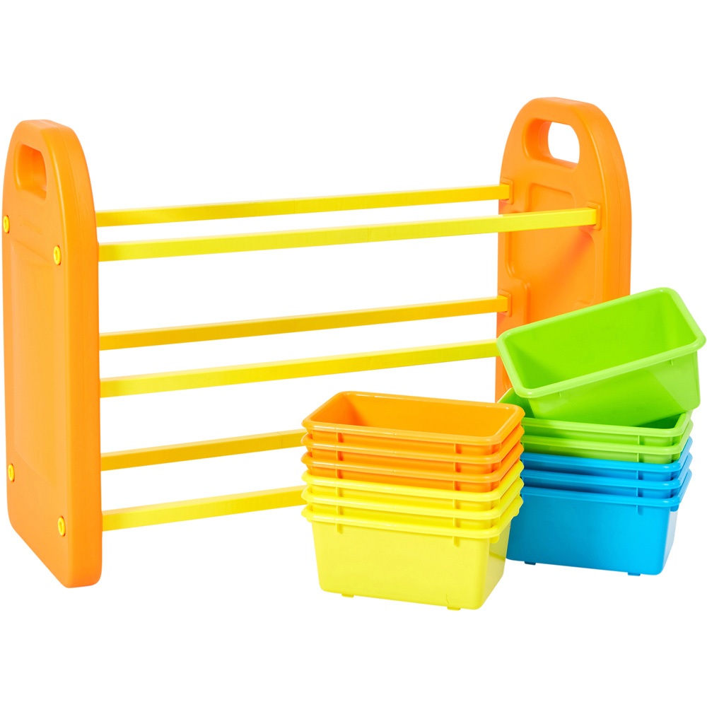 Liberty House Toys Kids 12 Bin Toy Organiser Unit Image 6