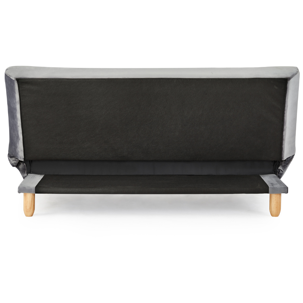 Home Detail Macey 2 Seater Grey Velvet Sofa Bed Image 4