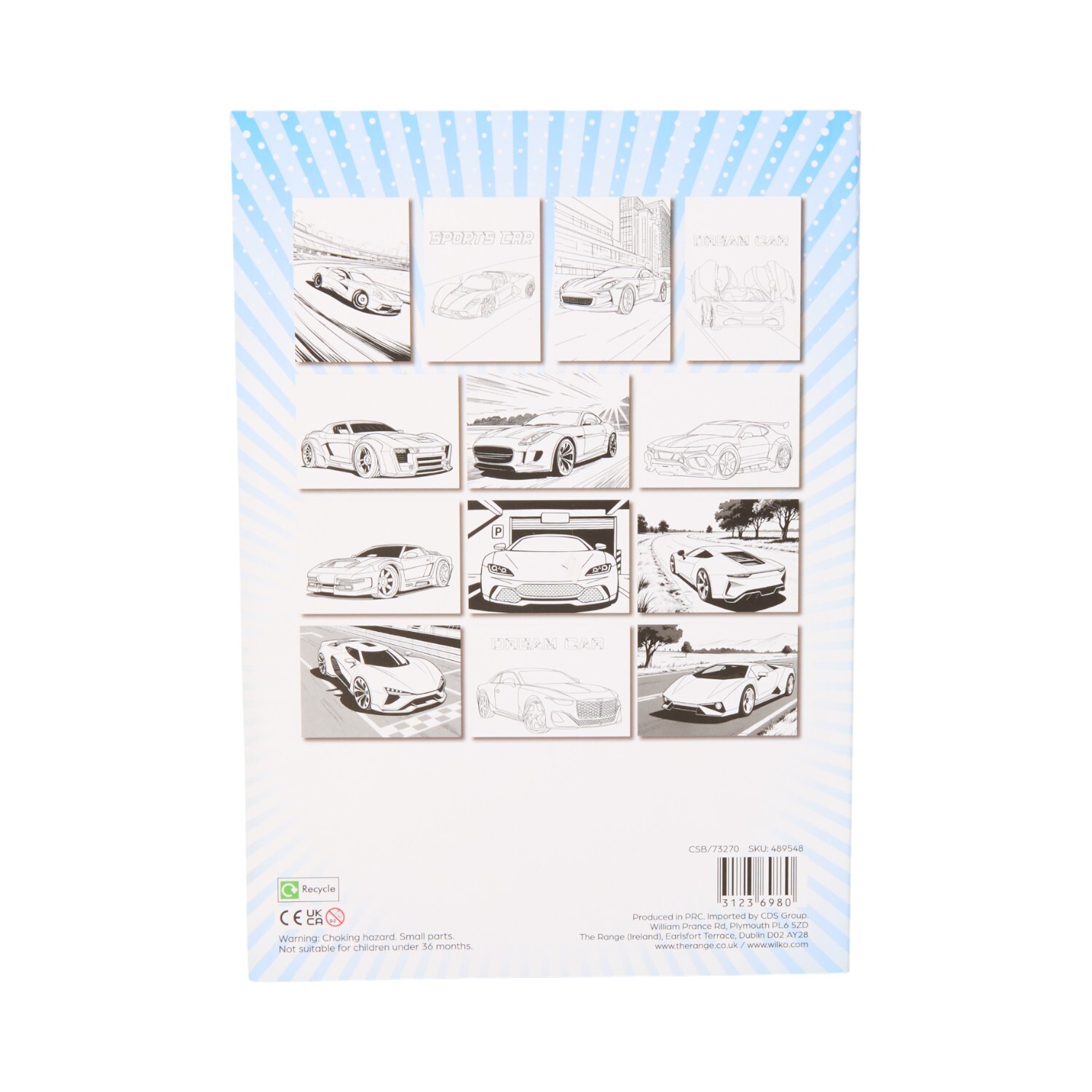 Colour Your Own Sport Car Book Image 2