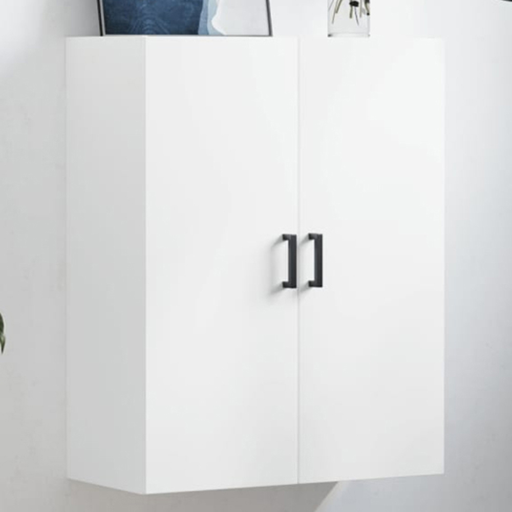 vidaXL 2 Door White Wall Mounted Cabinet Image 1