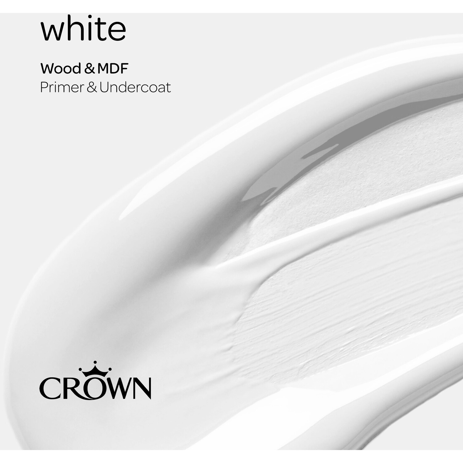Crown Wood and MDF White Primer and Undercoat 750ml Image 4
