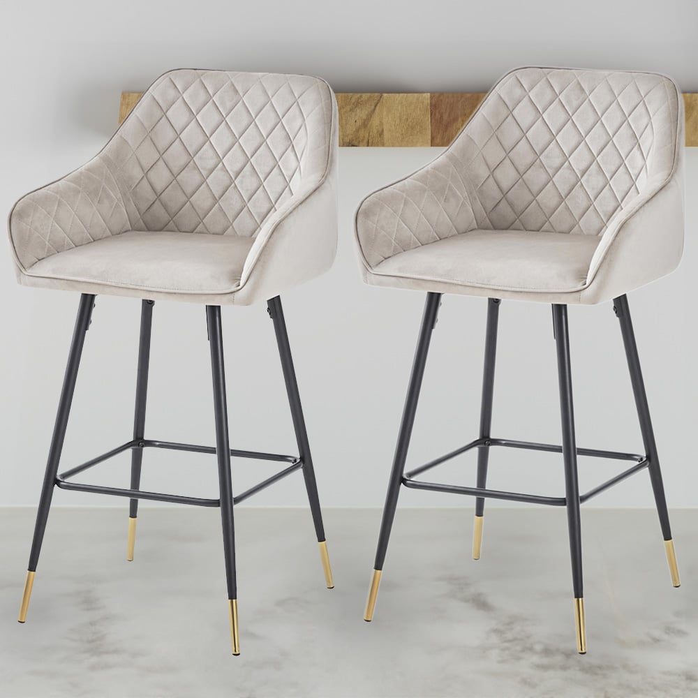 Baumhaus Mink Bar Stool Set of 2 Image 1