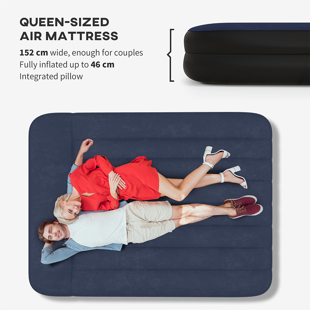 Outsunny Queen Size Air Bed with Built in Electric Pump Image 4
