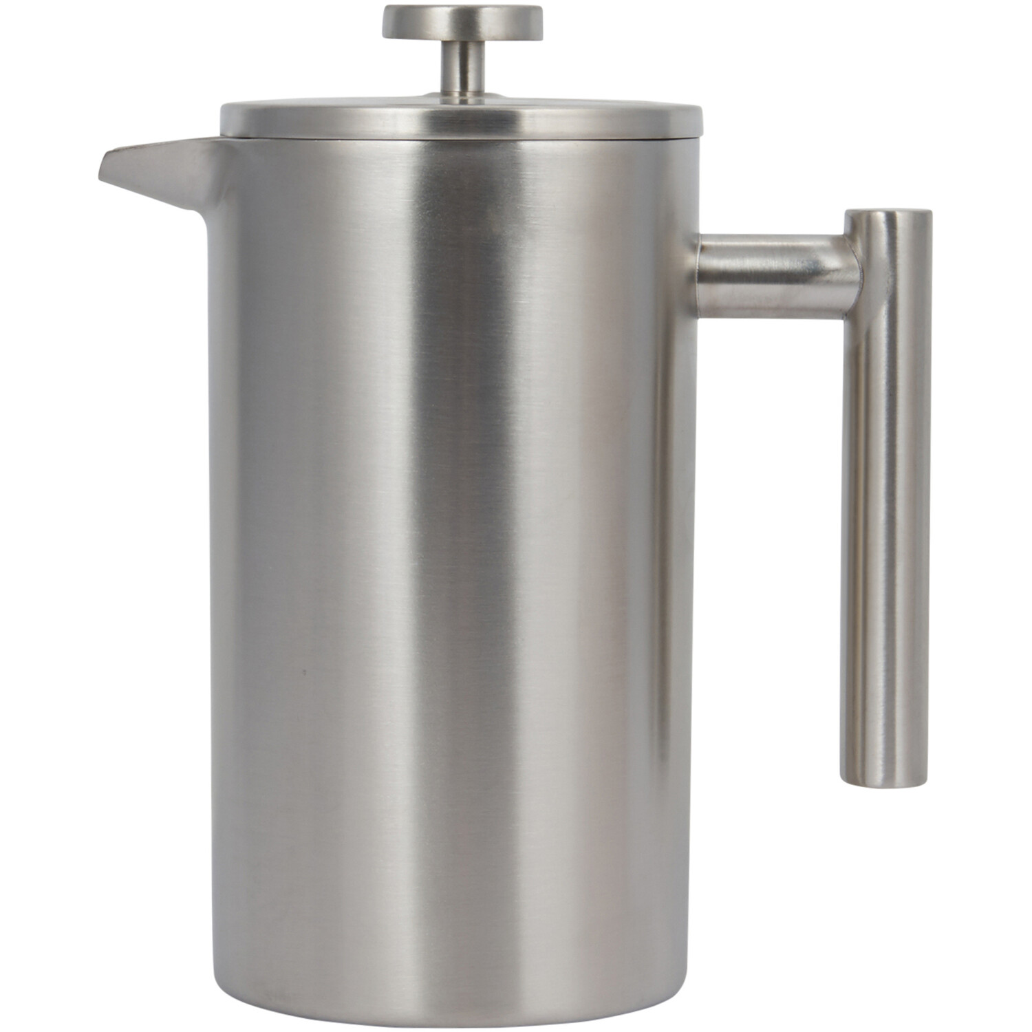 1L Stainless Steel Cafetiere - Silver Image 2