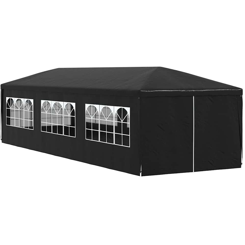 vidaXL 3 x 9m Anthracite Garden Party Tent with Sidewalls Image 3