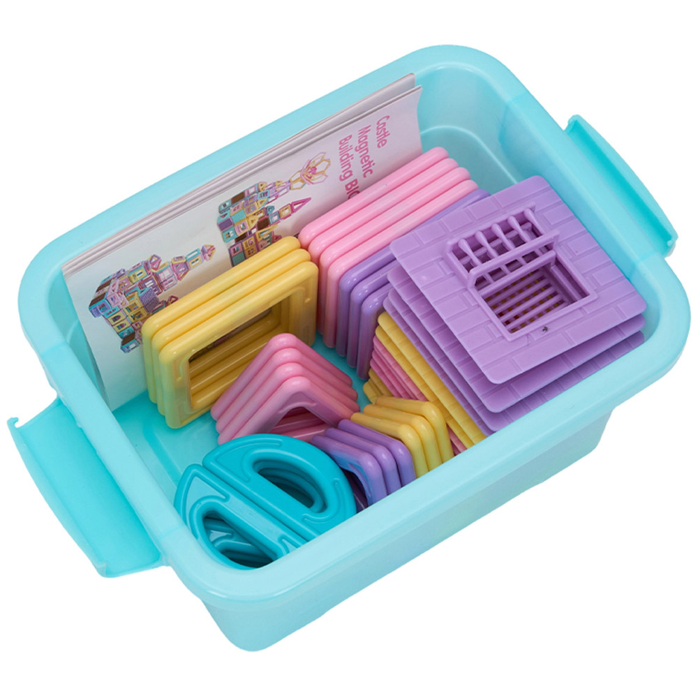 H&O Direct 46 Piece Magnetic Building Blocks Set Image 3