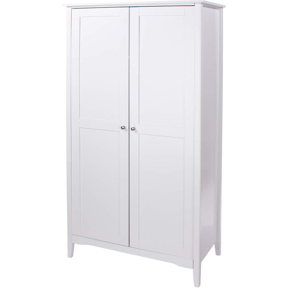 Core Products Como 2 Door White Wardrobe Image 3
