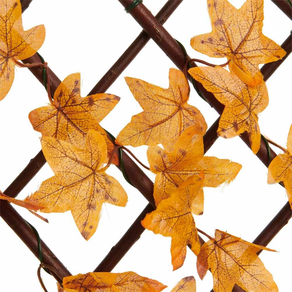 Wilko Expanding Artificial Maple Leaf Trellis 2m x 1m Image 3