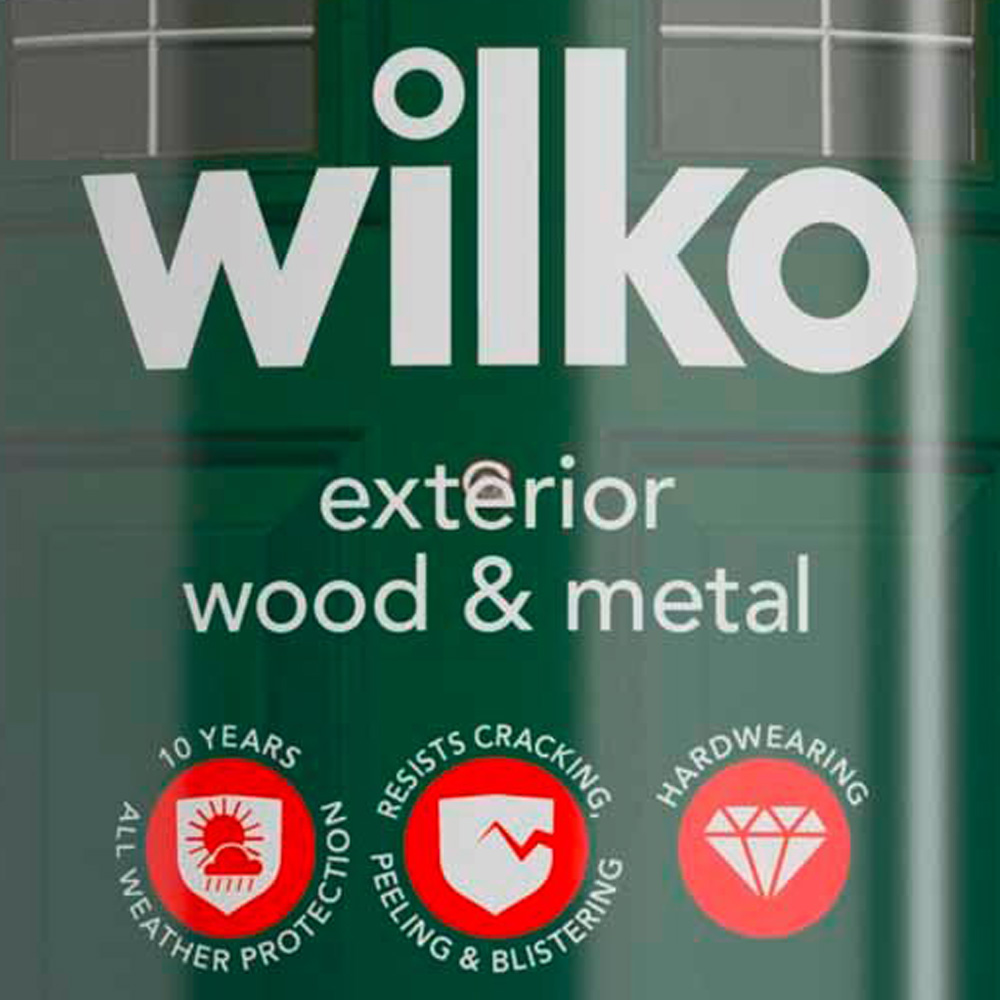 Wilko Wood and Metal Pure Brilliant White Gloss Paint 750ml Image 3