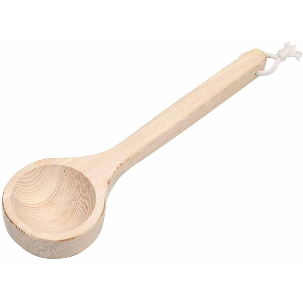 Walplus 5L Solid Pine Wood Sauna Bucket and Ladle Set Image 6