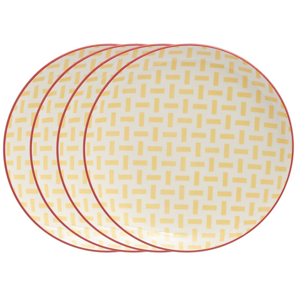 Wilko Mezze Teal Dinner Plate 4 Pack Wilko