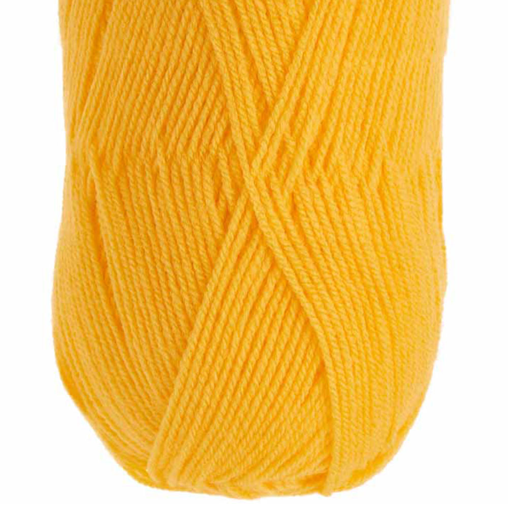Wilko Double Knit Yarn Yellow 100g Image 3