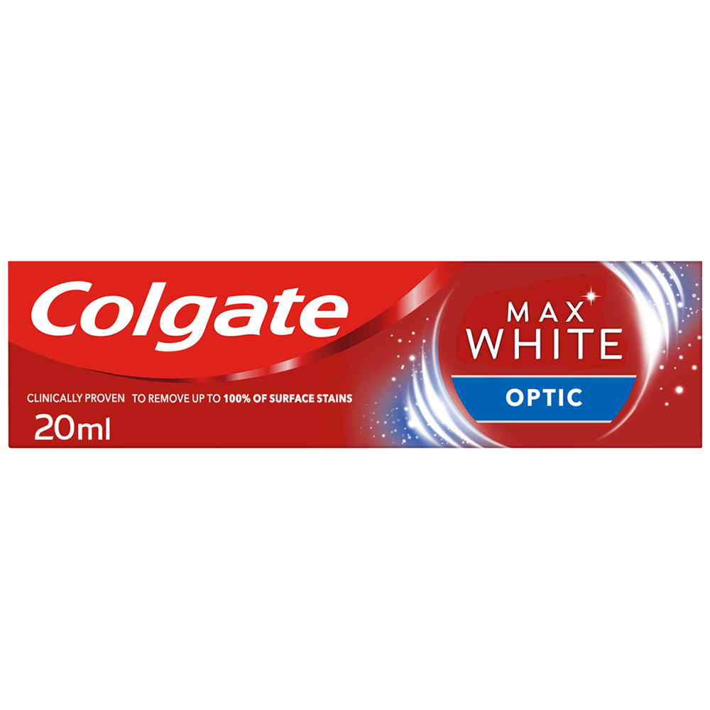 Colgate Max White Optic Toothpaste 20ml Image 1