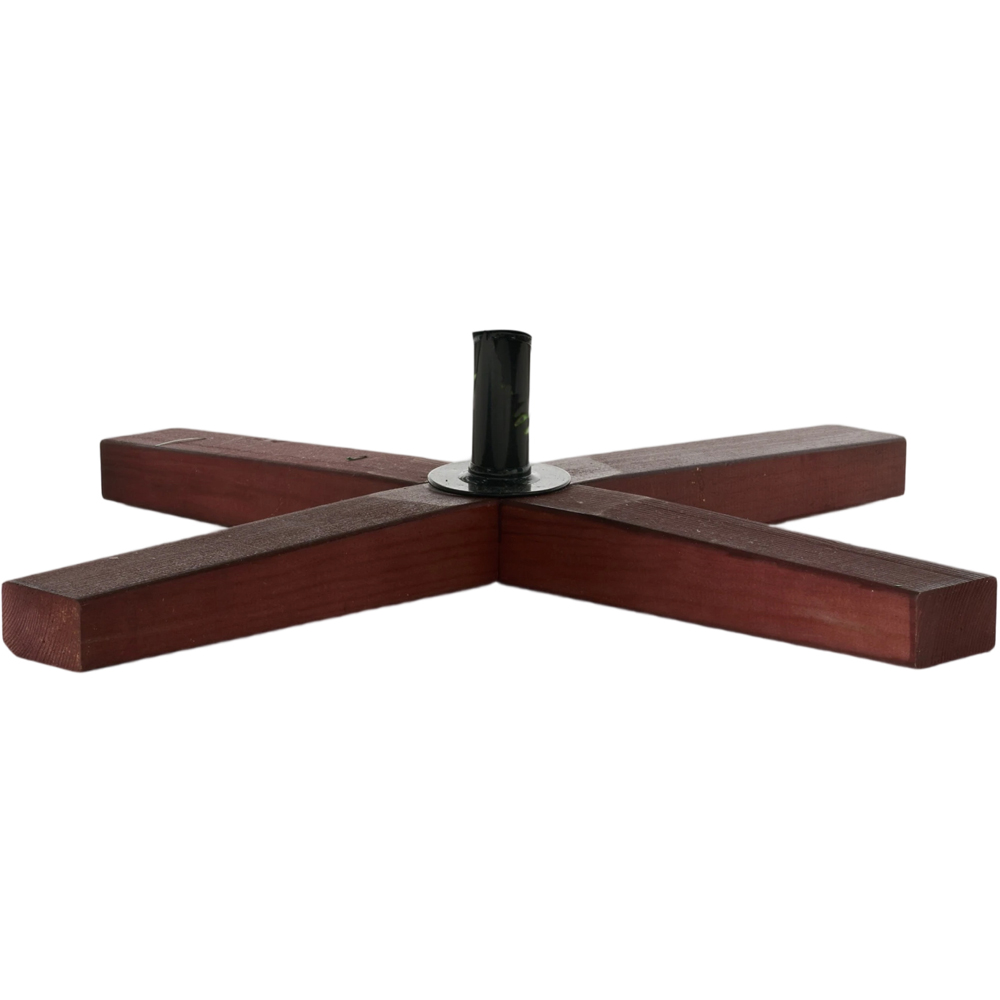 Living and Home RGB Pre-Lit Artificial Christmas Tree Lights with Wood Stand 4ft 1.2m Image 3