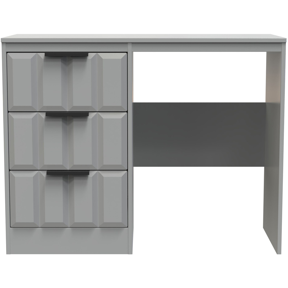 Crowndale New York 3 Drawer Dusk Grey Dressing Table Image 3