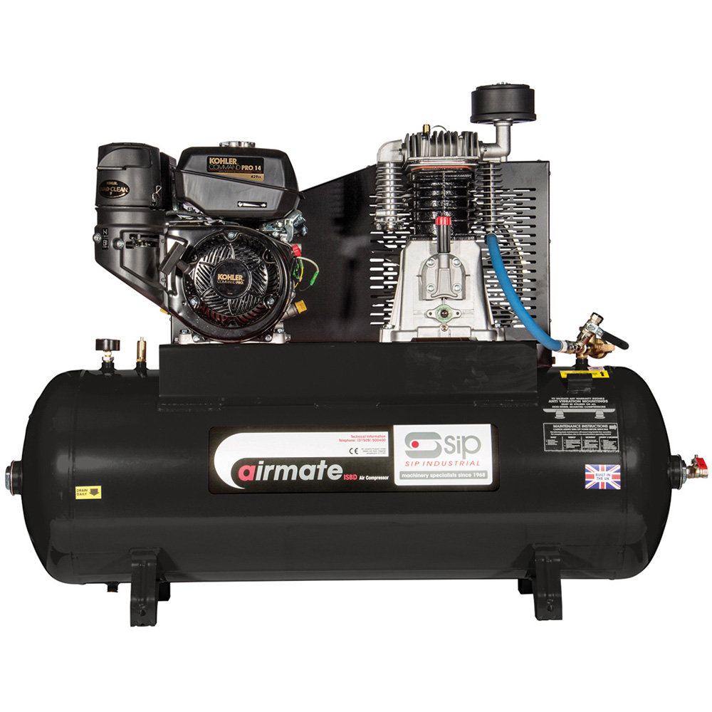 SIP ISKP7 Industrial Petrol Compressor 150L Image 1