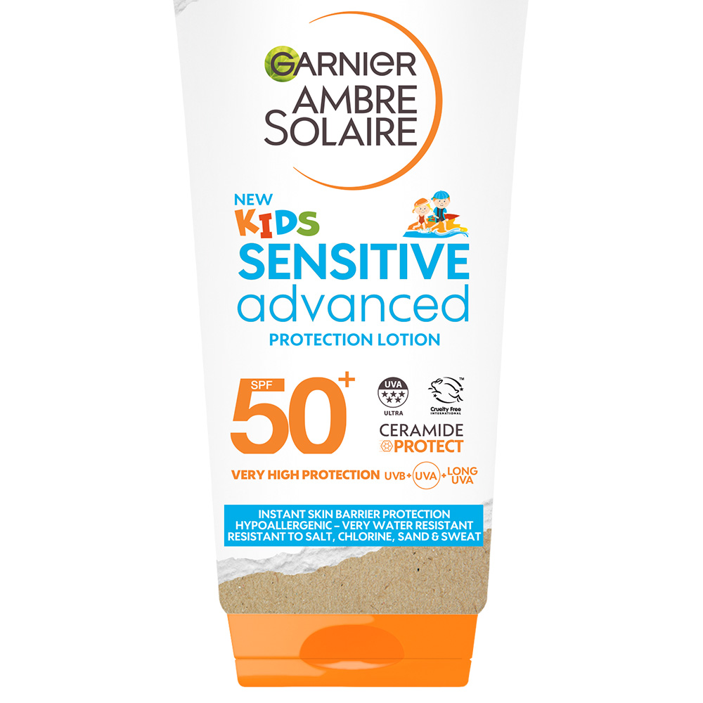 Garnier Ambre Solaire Kids Sensitive Advanced Protection Lotion SPF50+ 175ml Image 3