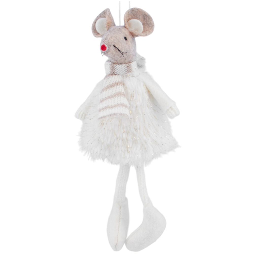 Hanging Fluffy Mouse Multicolour Image 4