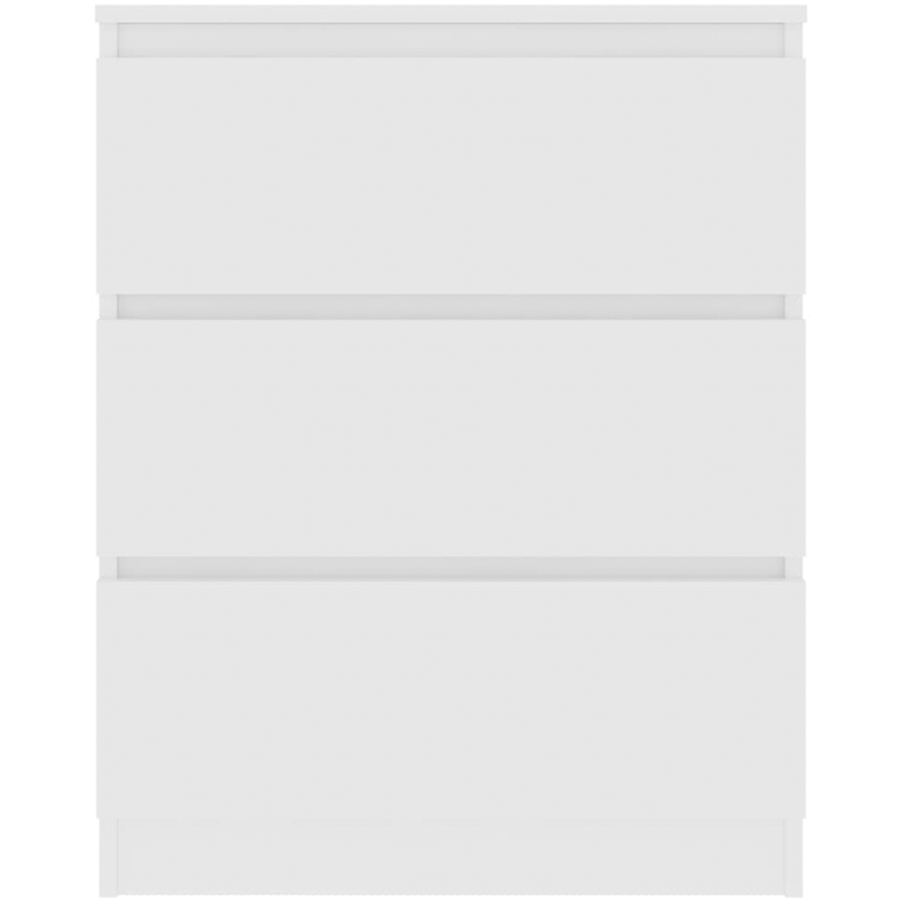 vidaXL 3 Drawer White Sideboard Image 5