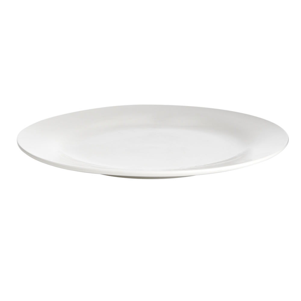 Wilko Functional White Dinner Plate Image 3