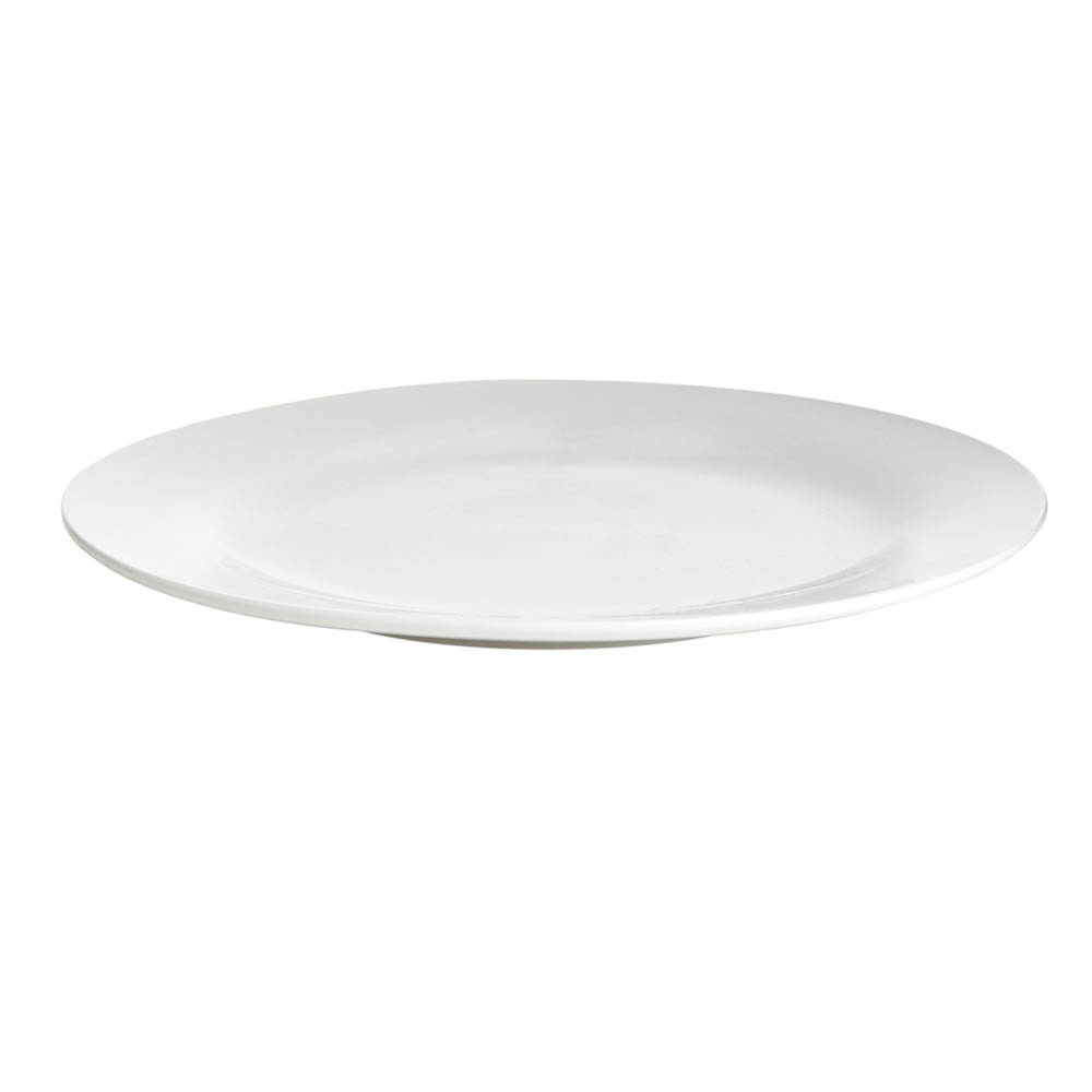 Wilko Functional White Dinner Plate Wilko
