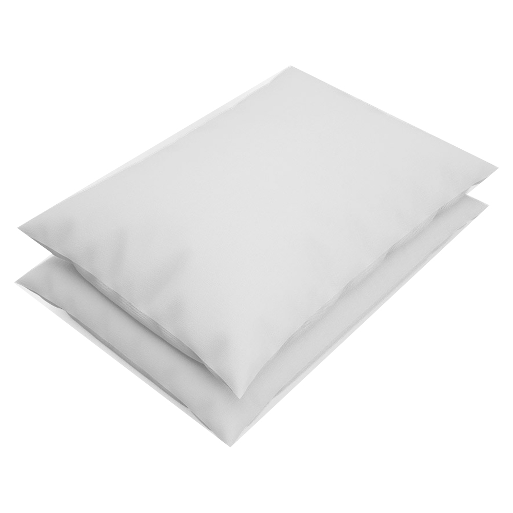 Magna White Housewife Super Soft Microfibre Pillowcase 2 Pack Image 1