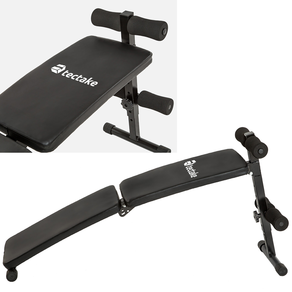 Sit-Up Bench - 4 positions, padded leg brace, foldable, faux leather & non-slip feet Image 4