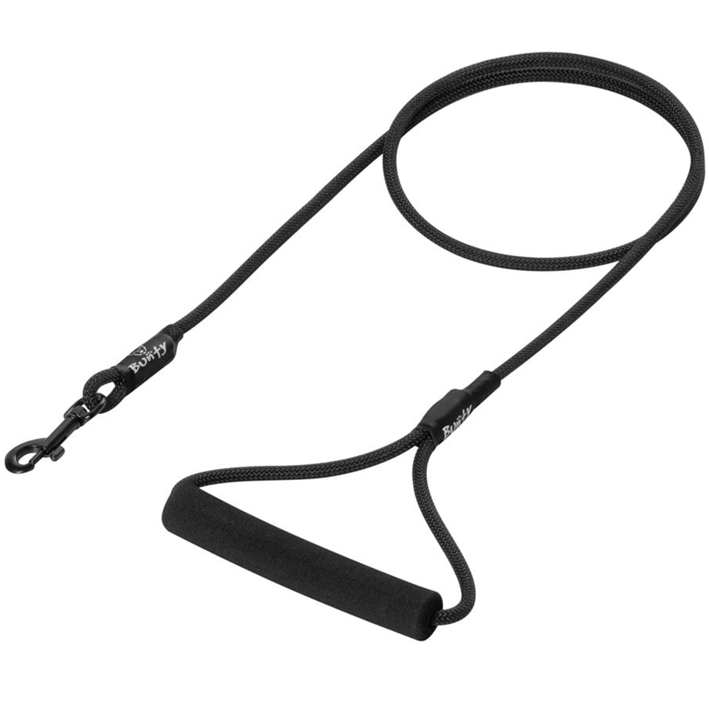 Bunty Small Black Rope Lead Image 1