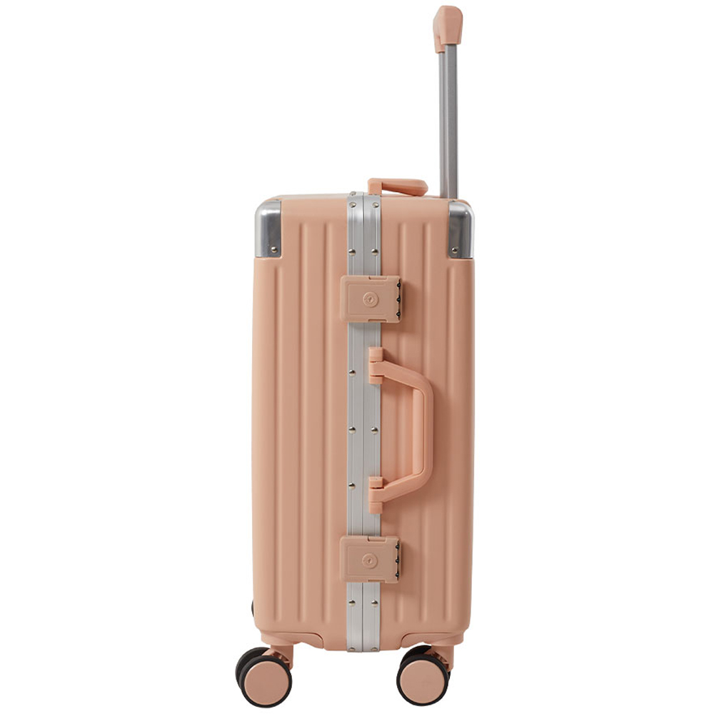 H&O Direct 20 inch Pink Carry On Hard Shell Luggage Suitcase Image 2