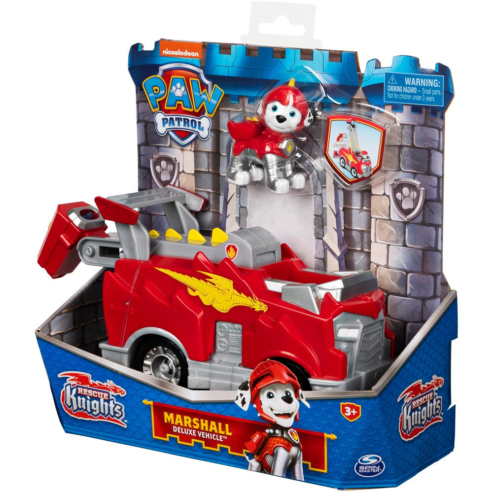 Single Paw Patrol Rescue Knights Theme Vehicle in Assorted styles Image 9