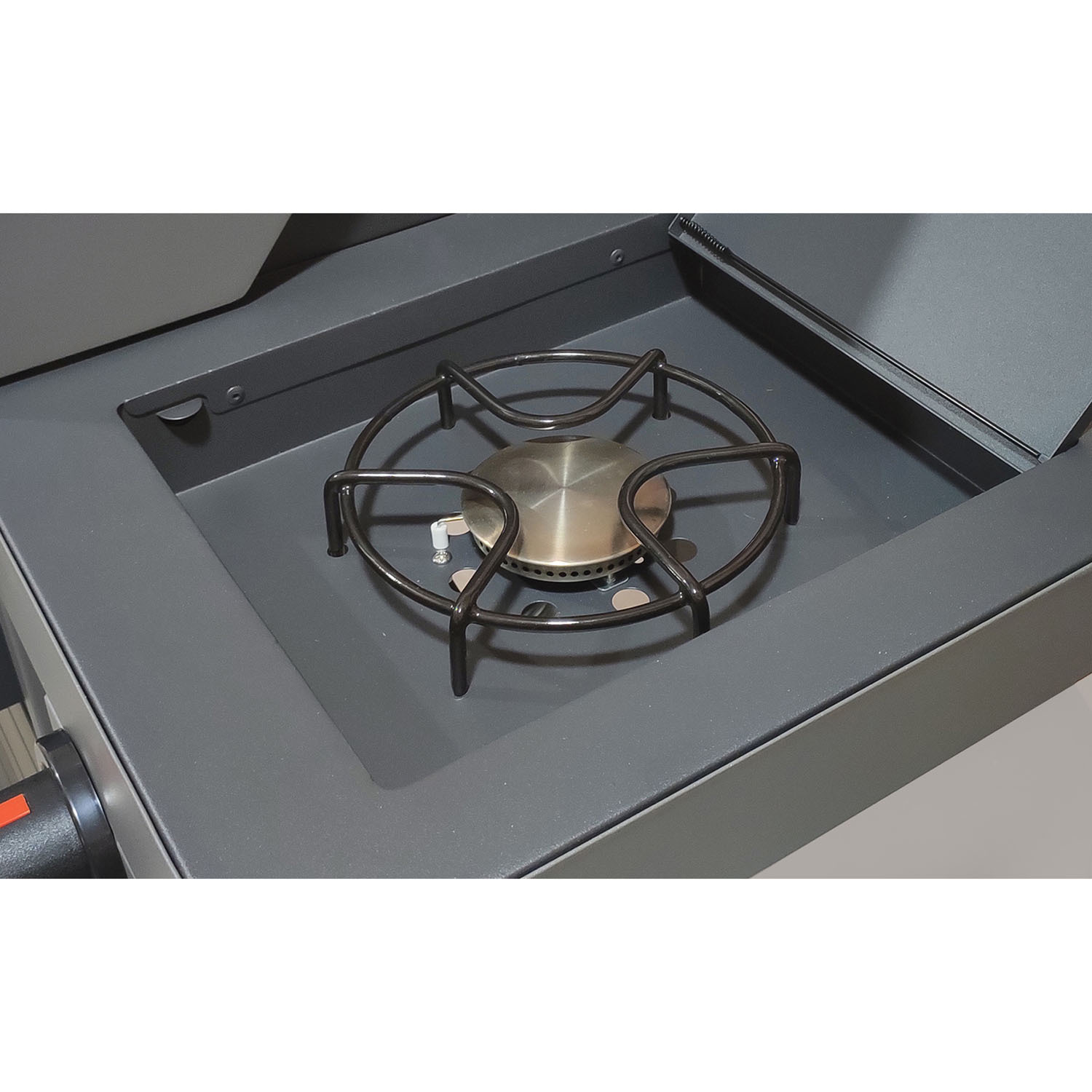 Cubal 4 Burner Gas BBQ with Side Burner - Black Image 14