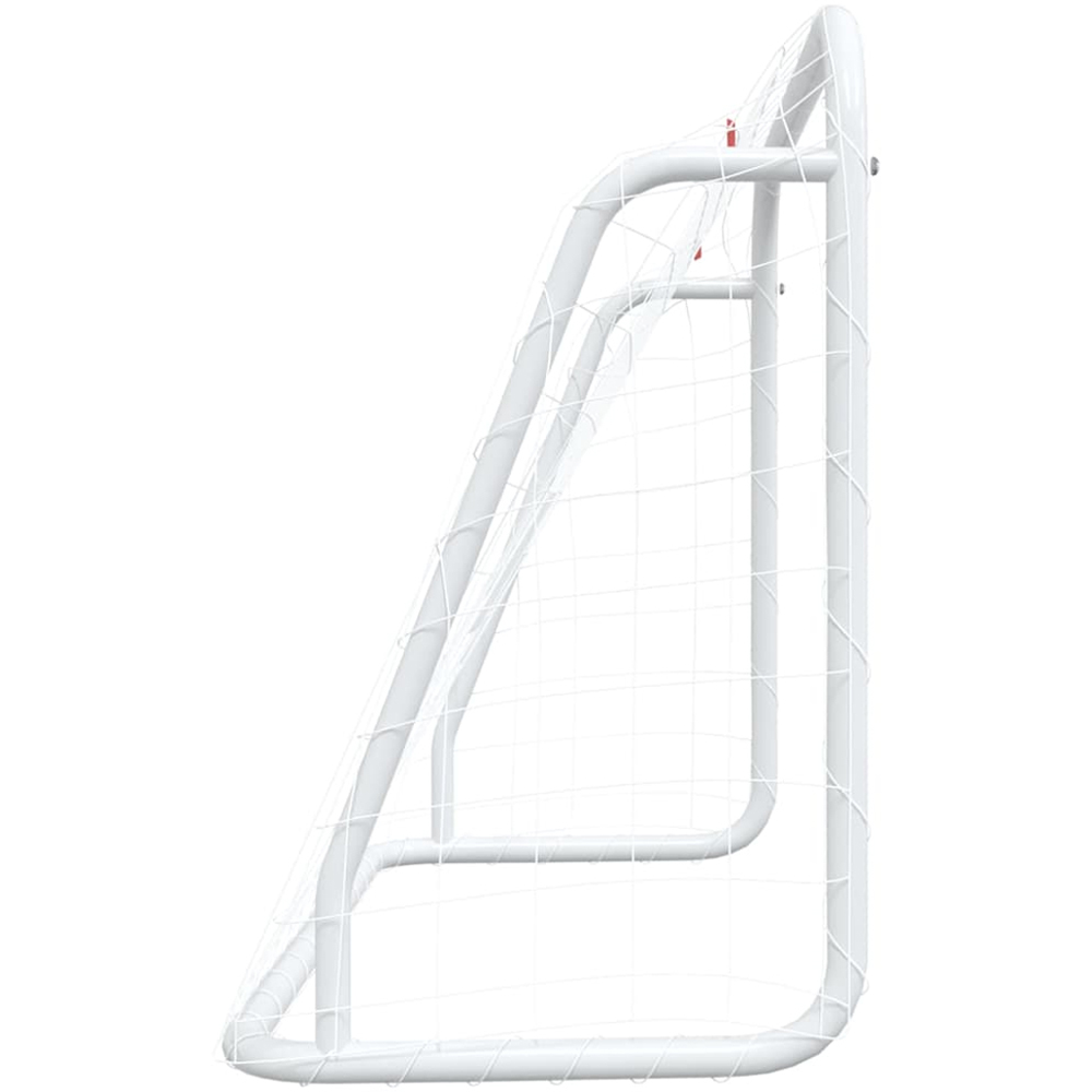 vidaXL White Football Goal Net 2 x 4ft Image 3