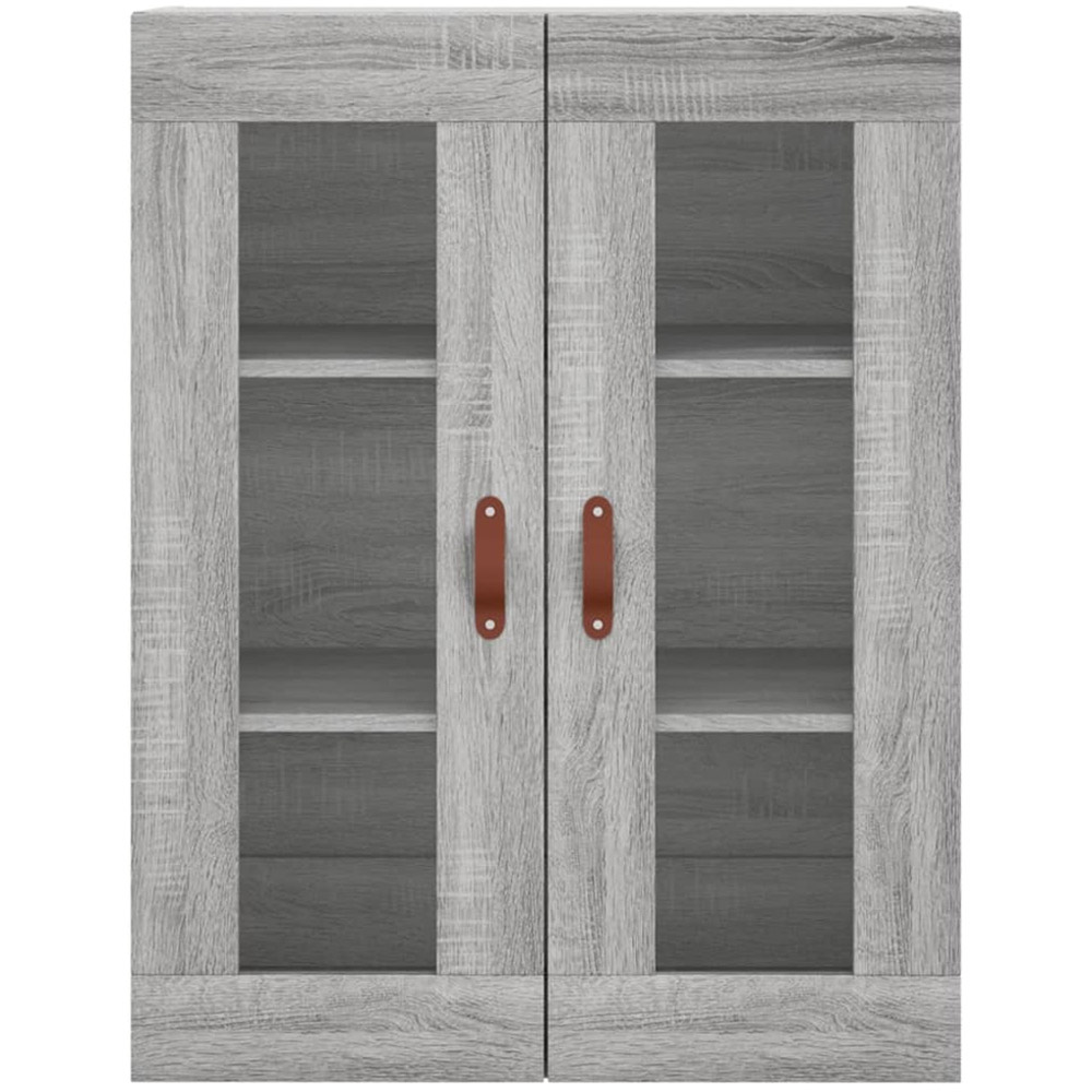 vidaXL 4 Door Grey Sonoma Highboard Image 6