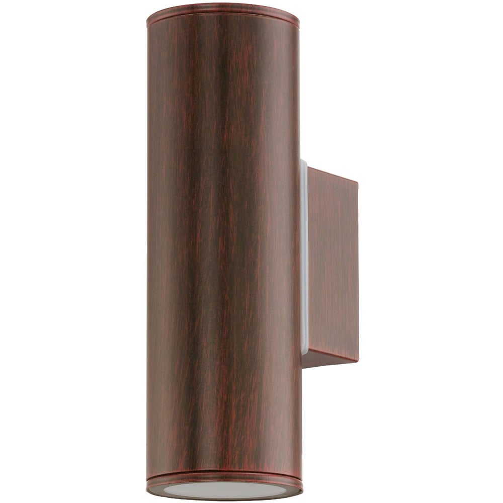 EGLO Riga5 2 Light LED Anthracite Exterior Wall Wall Light Image 1